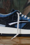 Date sneakers presenta la nuova torneo denim patchwork da uomo per l'estate 2025