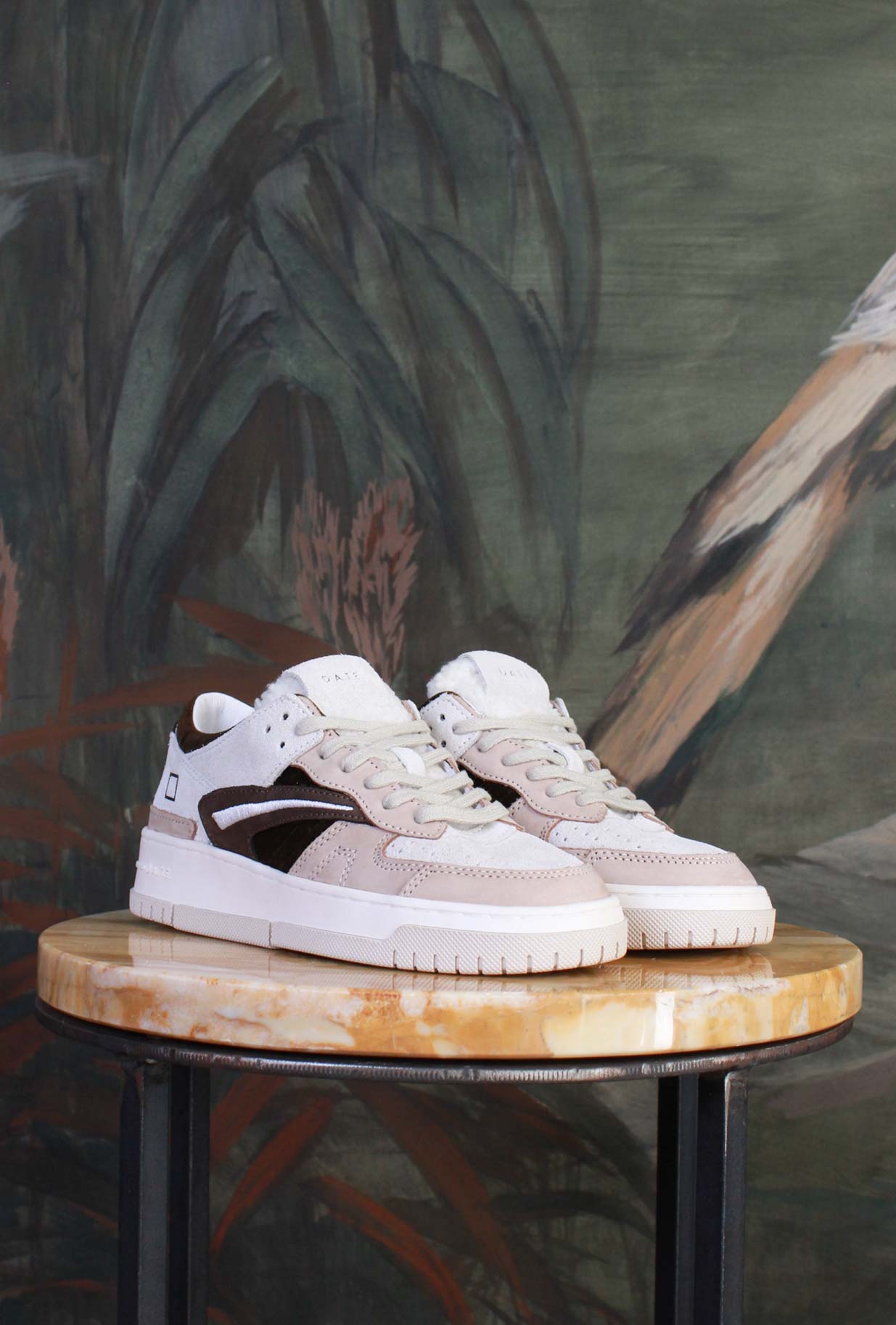 D.A.T.E. sneakers torneo pop violet caratterizzata da una pregiata pelle retro’ 70’s perfetta per ogni look fall winter