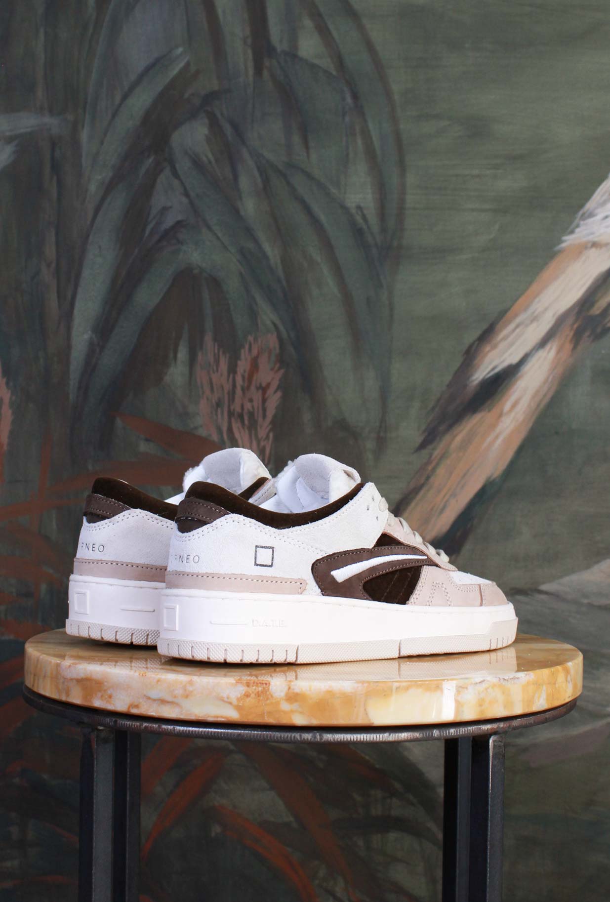 D.A.T.E. sneakers torneo pop violet caratterizzata da una pregiata pelle retro’ 70’s perfetta per ogni look fall winter