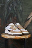 Date eleganza unica sneakers city 90s luxury design Torneo Pop White Brown scarpa versatile sporty chic Fall Winter