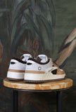 Date eleganza unica sneakers city 90s luxury design Torneo Pop White Brown scarpa versatile sporty chic Fall Winter