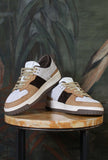Date eleganza unica sneakers city 90s luxury design Torneo Pop White Brown scarpa versatile sporty chic Fall Winter