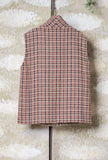 Gilet Over di Edward Paris proposto nella raffinata nuance Autumn Tweed da Donna