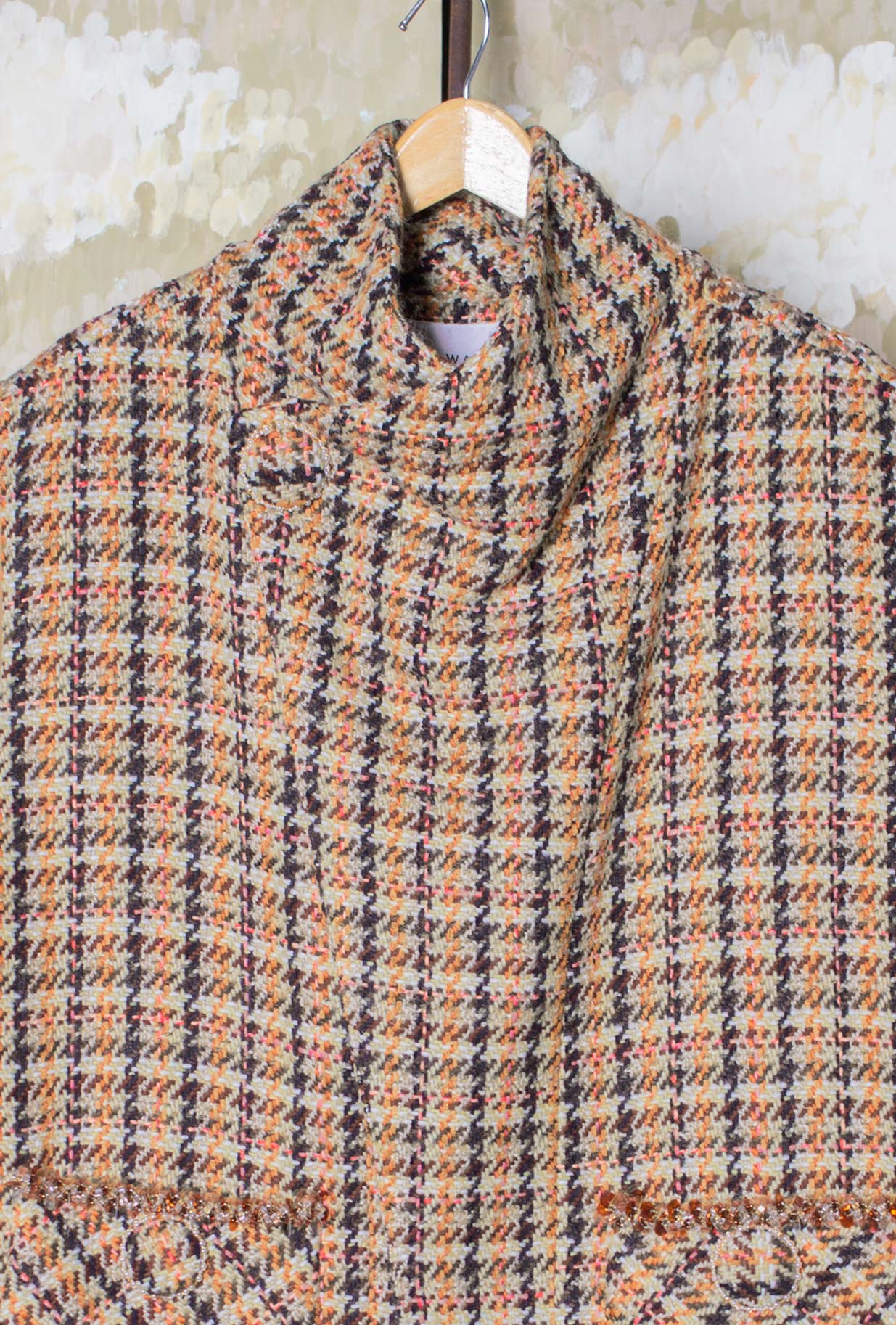 Gilet Over di Edward Paris proposto nella raffinata nuance Autumn Tweed da Donna