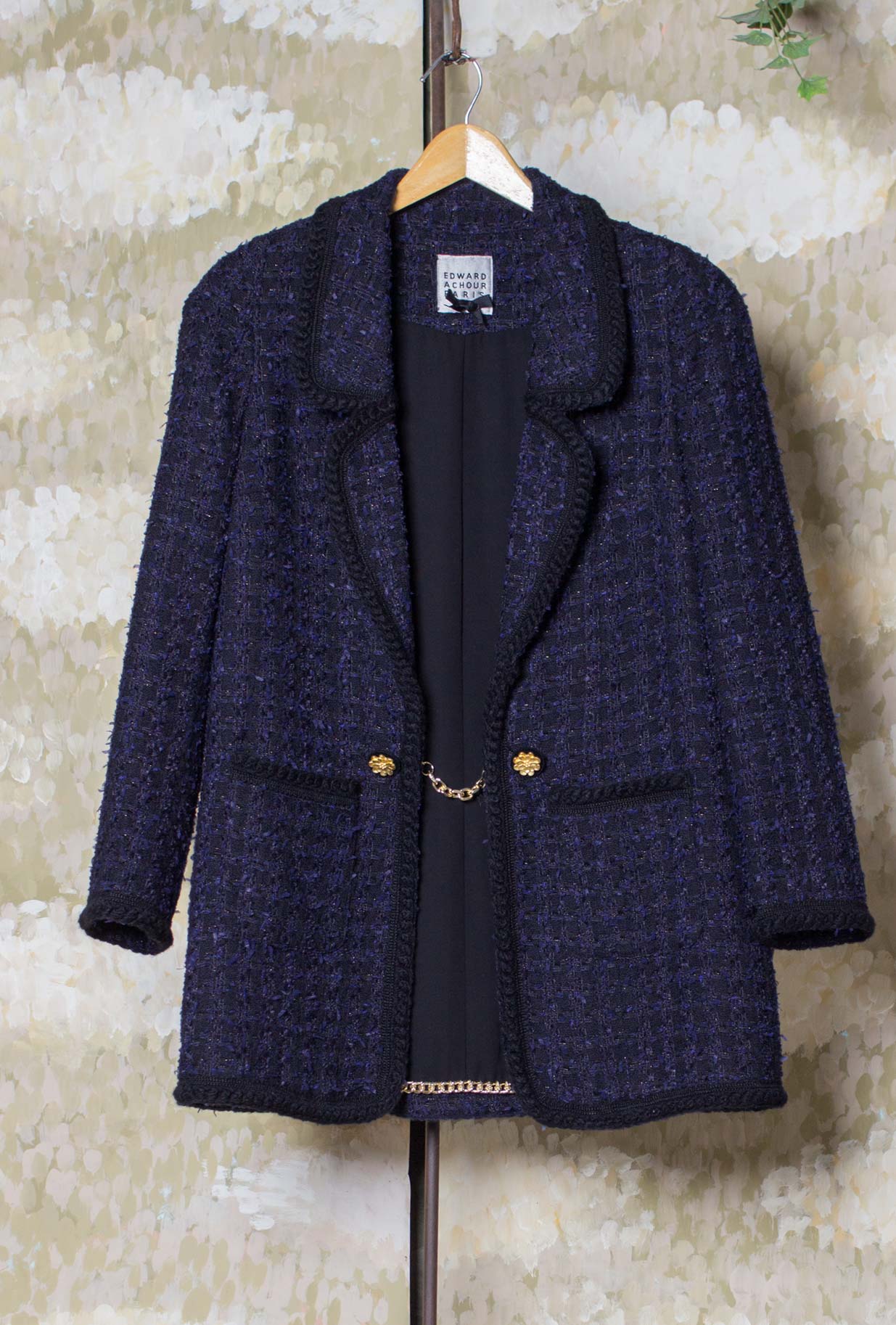 Long Blazer di Edward Paris proposto nella profonda tonalità Midnight Blue da Donna