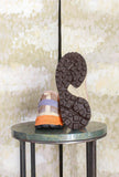 Sneakers Kotetsu Woman Teddy di Flower Mountain in teddy e suede Cognac, Beige e Cipria da Donna