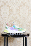 Nuova Flower Mountain Kotetsu da donna in checked sage lilla ss24