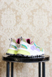 Nuova Flower Mountain Kotetsu da donna in checked sage lilla ss24