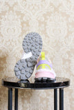 Nuova sneakers kotetsu di flower mountain donna in ripstop color beige lilla