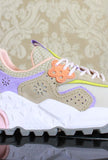 Nuova sneakers kotetsu di flower mountain donna in ripstop color beige lilla