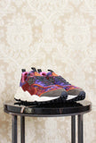 Sneaker kotetsu di flower mountain da donna in suede e lana multicolor brown fw23