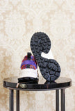 Sneaker kotetsu di flower mountain da donna in suede e lana multicolor brown fw23