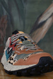 Flower Mountain Lenzan dinamica cromie Sneakers Lenzan Woman Suede-Pony Military-Black-Taupe