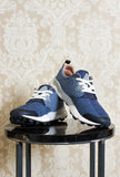 sneakers pampas sashiko di flower mountain da uomo color bluette white ss24