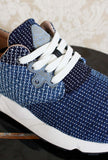 sneakers pampas sashiko di flower mountain da uomo color bluette white ss24
