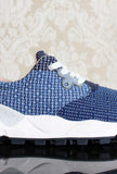 sneakers pampas sashiko di flower mountain da uomo color bluette white ss24