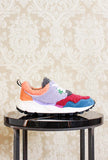 Sneakers Pampas Woman della maison flower mountain nella versione teddy sherling color lilla orange