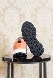 Sneakers Pampas Woman della maison flower mountain nella versione teddy sherling color lilla orange