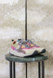 Sneakers Solin Woman Suede-Nylon Fuchsia-Rose-Orange