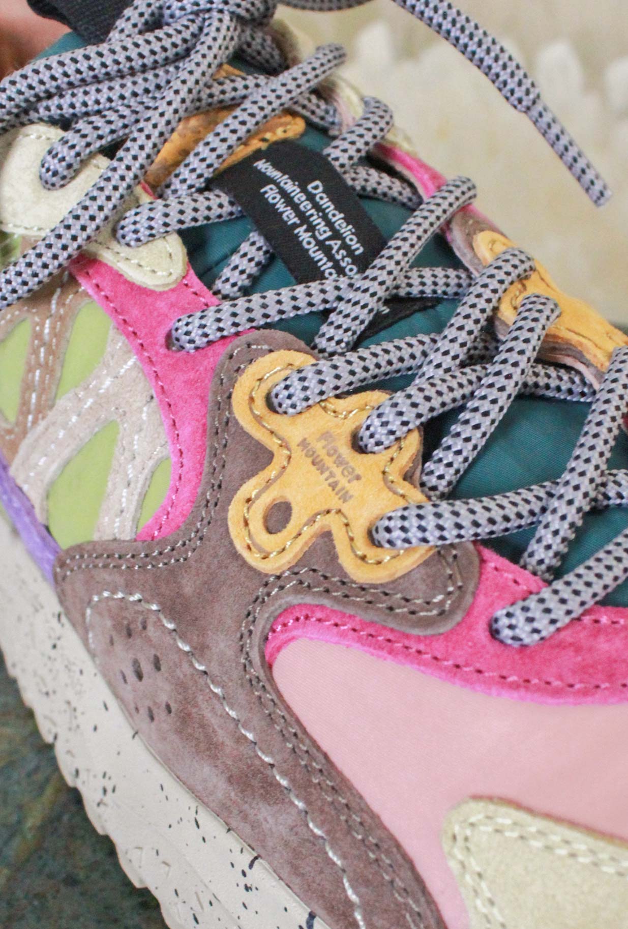 Sneakers Solin Woman Suede-Nylon Fuchsia-Rose-Orange