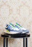 Nuova sneakers washi di flower mountain in suede nylon color blu white