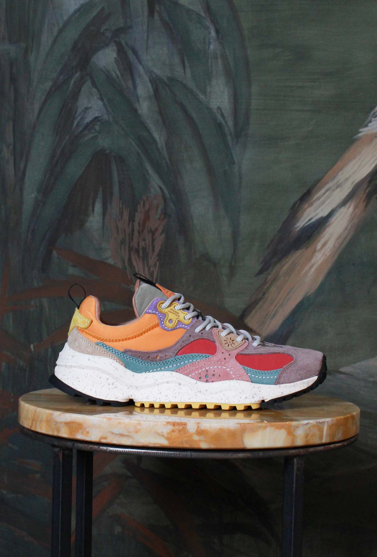 Flower Mountain nuova sneakers donna Wave stile trekking urbano fuchsia cipria sporty-chic fall-winter