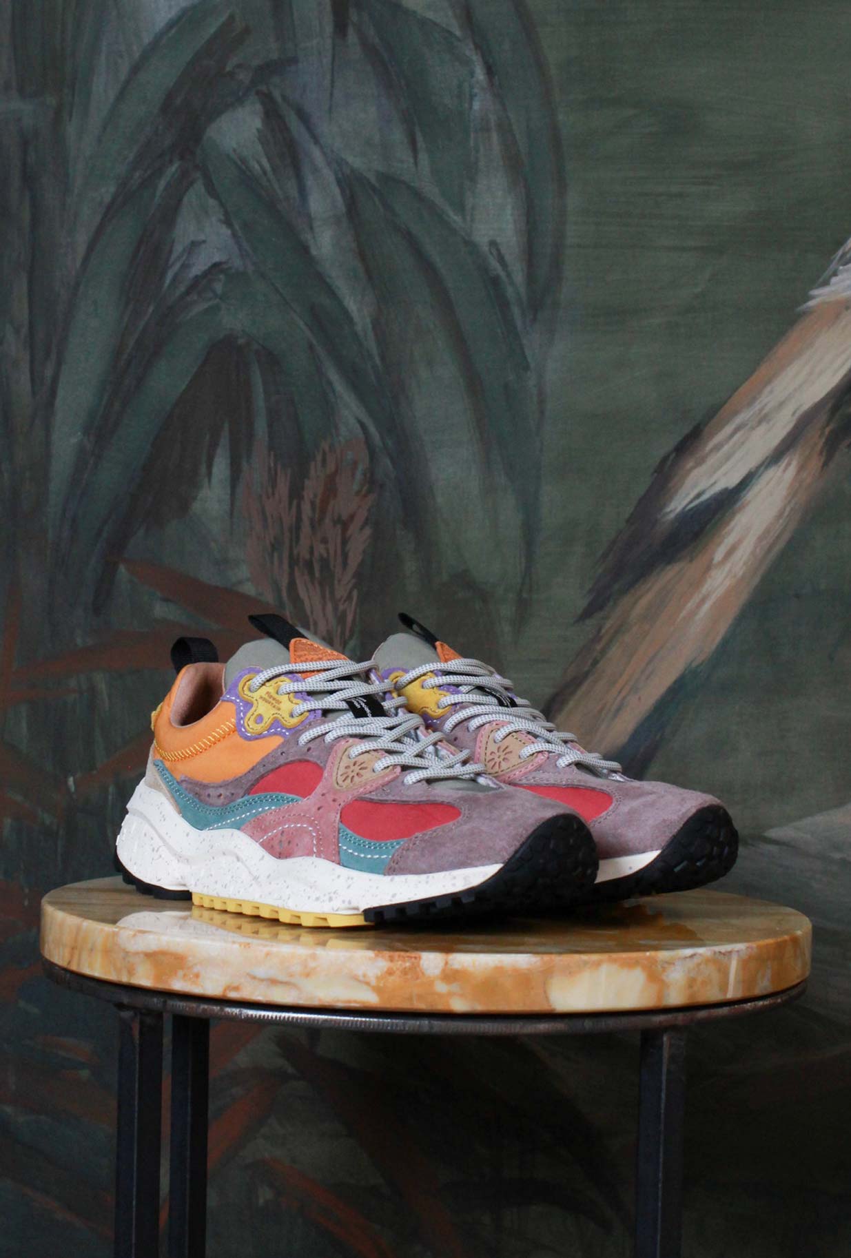 Flower Mountain nuova sneakers donna Wave stile trekking urbano fuchsia cipria sporty-chic fall-winter