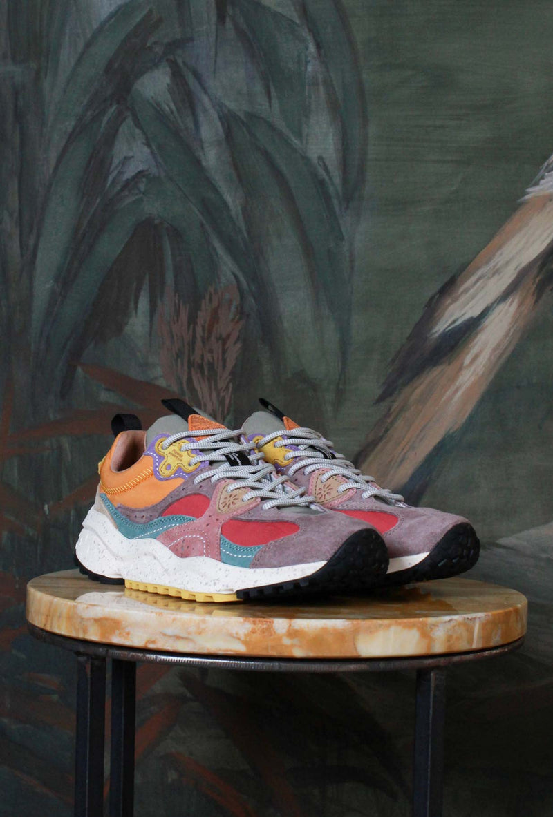 Flower Mountain nuova sneakers donna Wave stile trekking urbano fuchsia cipria sporty-chic fall-winter