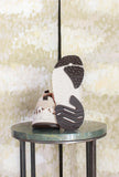 Sneakers Wave Woman di Flower Mountain realizzata in un raffinato mix di suede, nylon e pony hair nel sofisticato abbinamento Milk, Black e Brown da Donna
