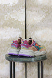Sneaker Yamabushi Man Flower Mountain versione Suede-Nylon nell’esclusiva combinazione di tonalità Mais-Khaki-Orange da Uomo