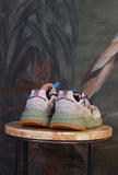 Sneakers yamabushi di flower mountain da uomo realizzata in nylon ripstop e suede color cloud grey