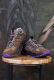 Flower Mountain Sneakers trekking/running Yamabushi Man Suede-Nylon Brown-Anthracite 