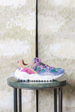 Sneaker Flower Mountain Yamabushi  variante Anthracite-Green-Purple da Donna 