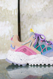 Sneaker Flower Mountain Yamabushi  variante Anthracite-Green-Purple da Donna 
