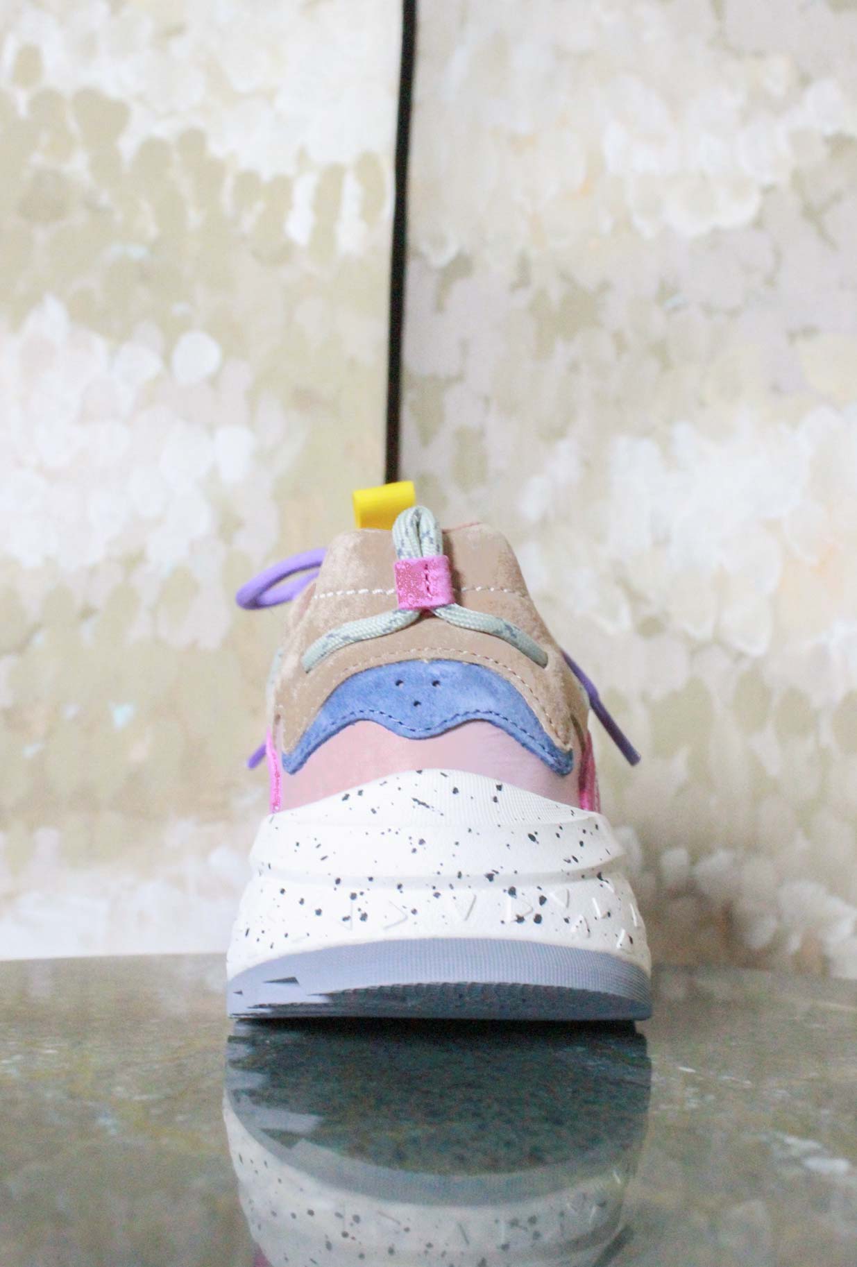 Sneaker Flower Mountain Yamabushi  variante Anthracite-Green-Purple da Donna 