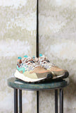 Yamano 3 Suede-Nylon Flower Mountain tomaia in suede e nylon tonalità brown, cognac e ocher da Uomo