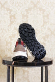Sneakers Yamano 3 da uomo di flower mountain in suede e nylon color brown navy