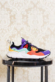 Sneakers da uomo yamano 3 di flower mountain nella colorway orange navy purple