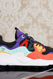 Sneakers da uomo yamano 3 di flower mountain nella colorway orange navy purple