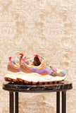 sneakers yamano da uomo in nylon by flower mountain color azzurro marrone