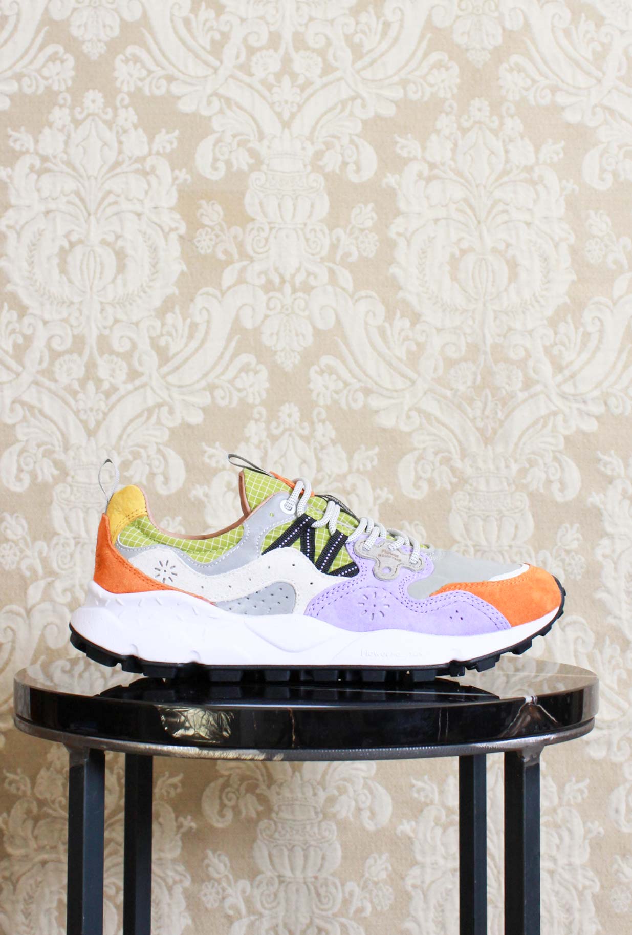 Sneakers Yamano Man Ripstop Lilla Orange Gray di Flower Mountain SS24