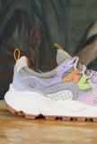 Flower Mountain Sneakers Yamano 3 Suede-Nylon Light Grey-Cipria Sporty-Chic