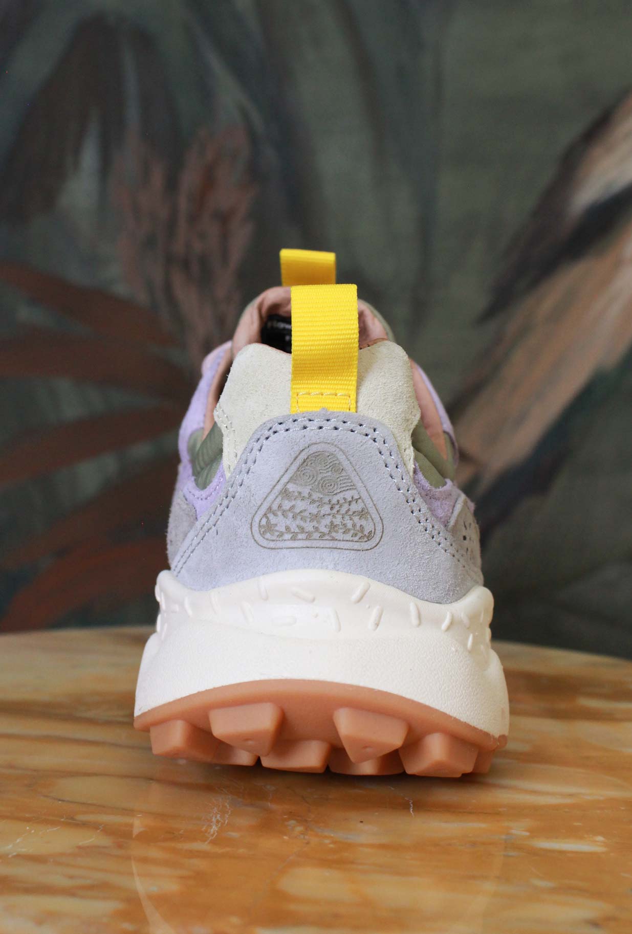 Flower Mountain Sneakers Yamano 3 Suede-Nylon Light Grey-Cipria Sporty-Chic