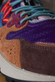 Sneakers Yamano della Flower Mountain Suede Nylon Square di colore Orange Black Rasberry da Uomo