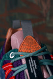 Sneakers Yamano della Flower Mountain Suede Nylon Square di colore Orange Black Rasberry da Uomo