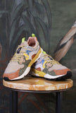 Flower Mountain sneakers yamano unisex suede-nylon mud-grey-off white autunnali vibranti sporty-chic 