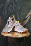 Flower Mountain Sneakers Yamano 3 Suede-Nylon Light Grey-Cipria Sporty-Chic