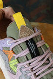 Flower Mountain Sneakers Yamano 3 Suede-Nylon Light Grey-Cipria Sporty-Chic