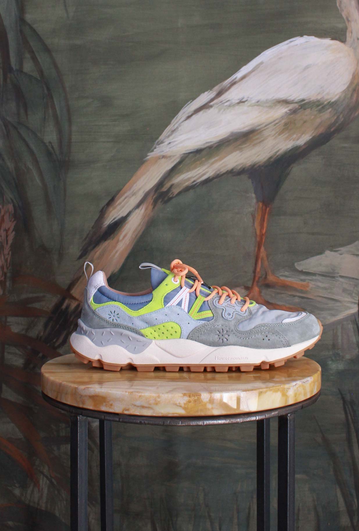 Sneakers Yamano 3 Man Light Military Green Fluo da Uomo