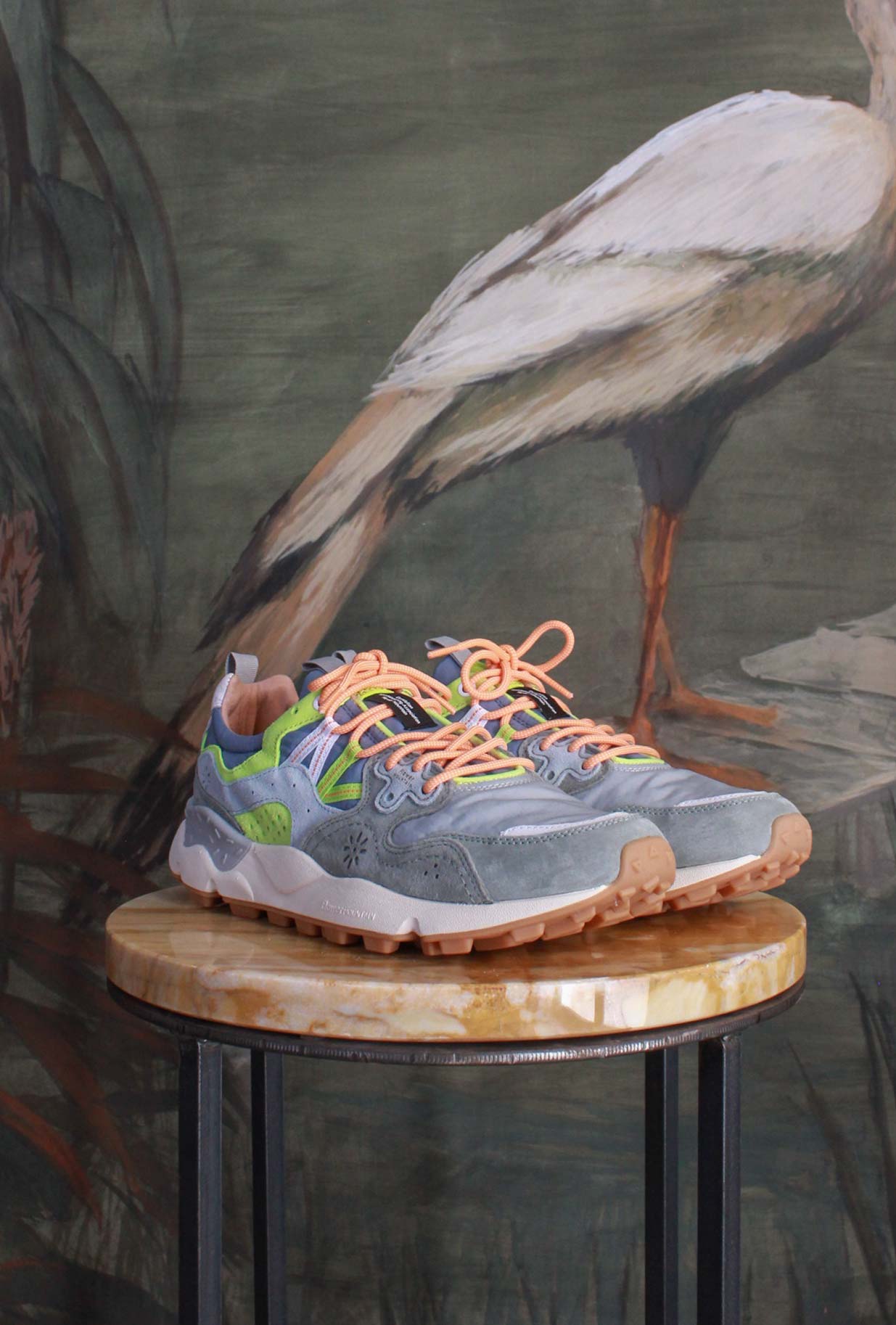 Sneakers Yamano 3 Man Light Military Green Fluo da Uomo